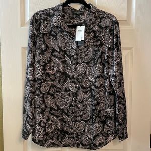 Banana Republic Black and White size L classic fit New with Tags